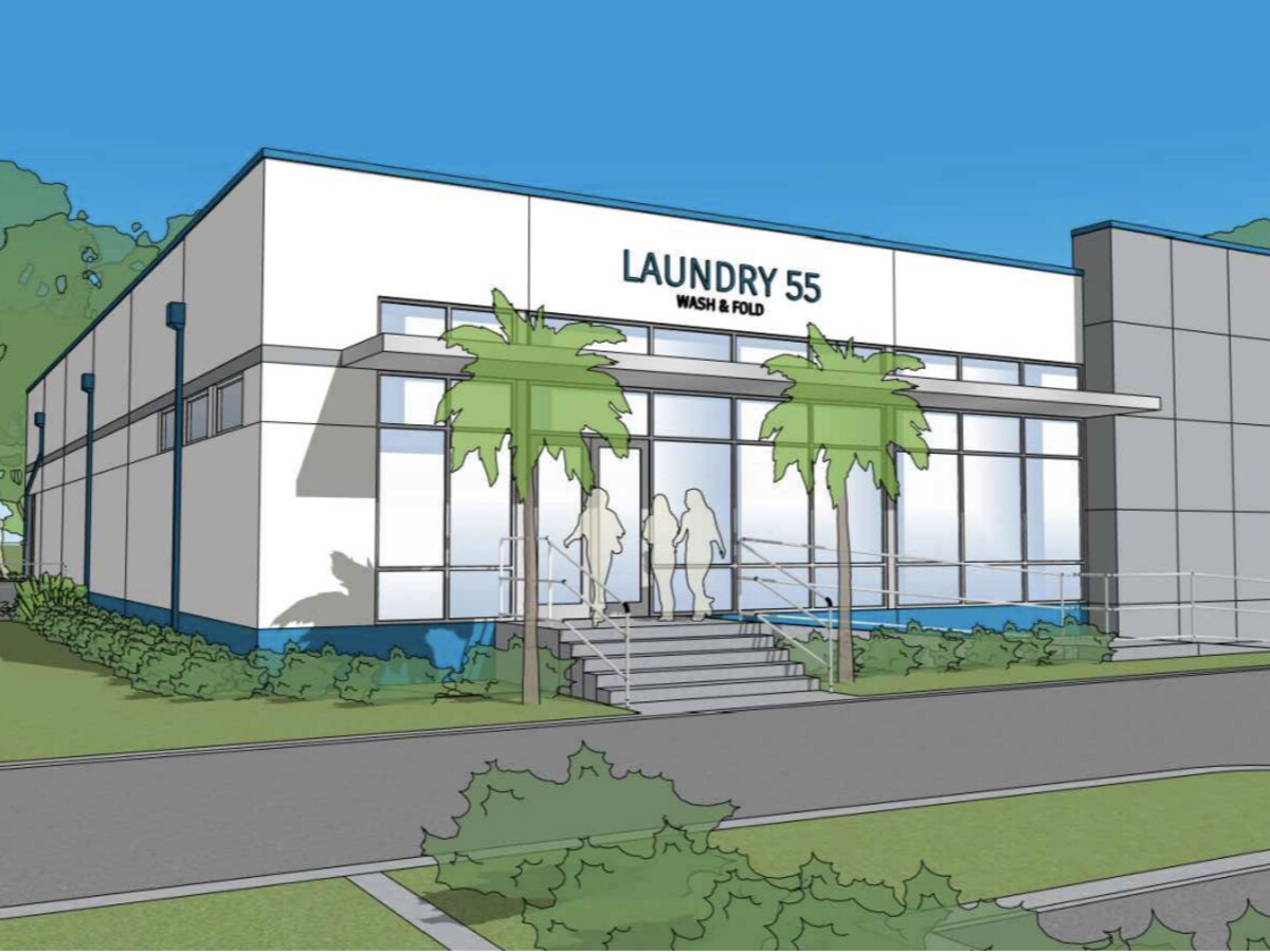 Laundry 55 wash and fold rendering